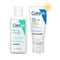 Cerave Facewash & AM Moisturizing Lotion with SPF 30 - Morning Routine for Oily Skin Combo
