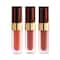 Charmacy Milano Stunning Longstay Liquid Lip - (Coco Bear + Sand Storm + Swagger) (5.6ml x 3) Combo