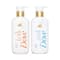 Dove Glow Recharge Serum Body Wash & Exfoliate Away Serum Body Wash Combo