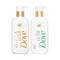 Dove Glow Recharge Exfoliating & Acne Clear Serum Body Wash Combo