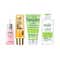 Simple Refreshing Facewash +Hydrating Moisturiser +Pond's Vit C Serum +Lakme Tinted Sunscreen SPF50