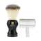 Hajamat Luxurious Black With Imitation Badger Hair Shaving Brush & Spade Safety Razor Combo