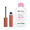 L'Oreal Paris Matte Resistance Liquid Lipstick SNOOZE YOUR ALARM 115 + Garnier Micellar Water Combo