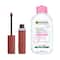L'Oreal Paris Matte Resistance Liquid Lipstick LAZY SUNDAY 150 + Garnier Micellar Water Combo