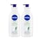 Nivea Aloe Hydration Body Lotion Pack of 2 Combo (600 ml x 2 )