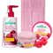 MCaffeine Brightening Raspberry Serum Body Lotion SPF 50 PA+++ & Body Scrub Combo- Pack of 2 Combo