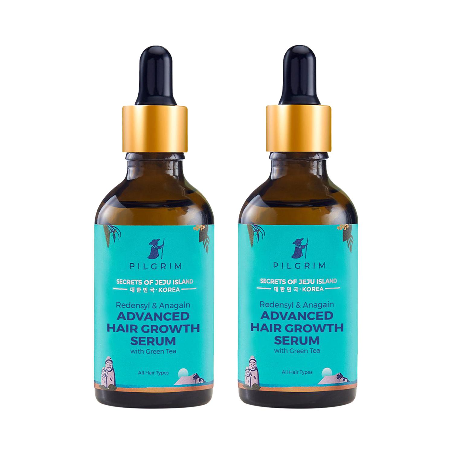 Pilgrim | Pilgrim Redensyl & Anagain Advanced Hair Growth Serum Pack of 2 (50 ml)