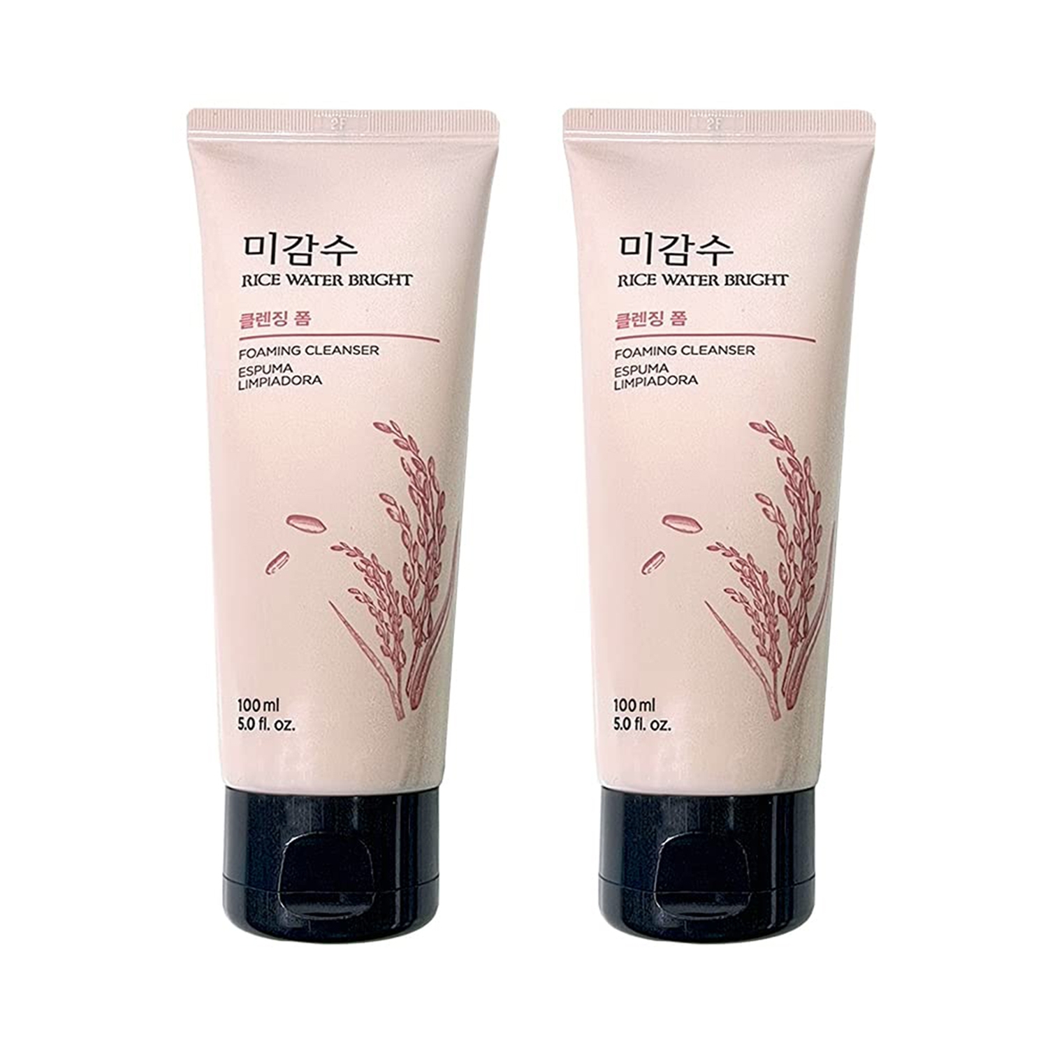The Face Shop | The Face Shop Rice Water Bright Cleansing Foam - Pack of 2 (100ml Each)