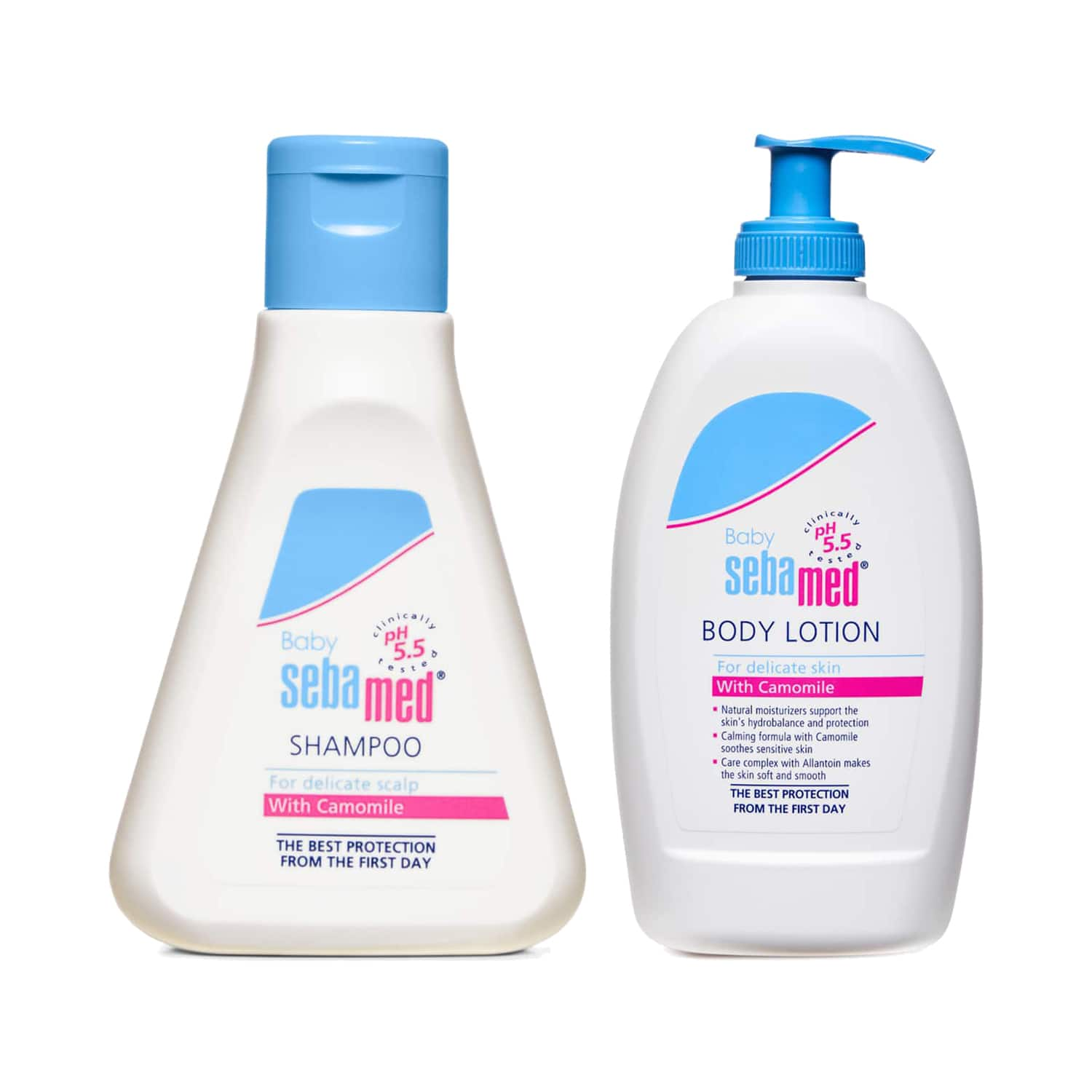 Sebamed | SebaMed Baby Body Lotion for All Skin Types (400 ml) and  Childrens Shampoo (50ml) Combo