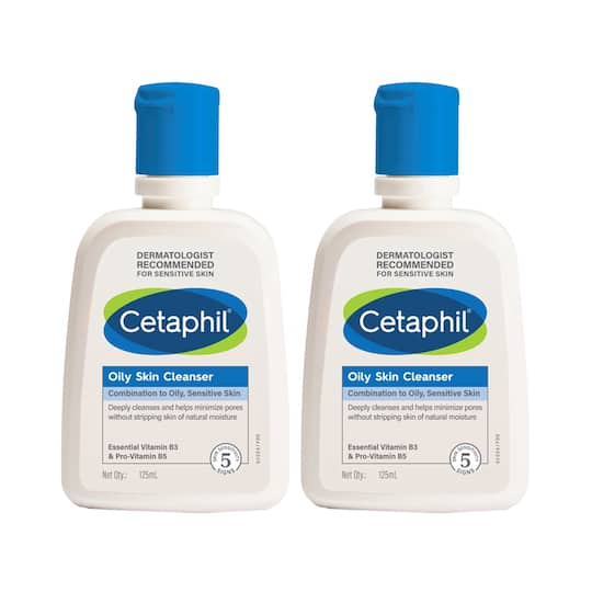 Cetaphil Oily Skin Cleanser (125 ml) (Pack of 2) Combo