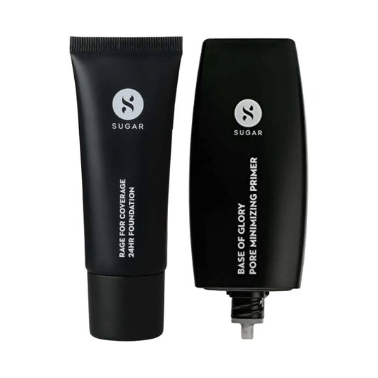 SUGAR Cosmetics Longlasting Primer + Foundation Duo Combo