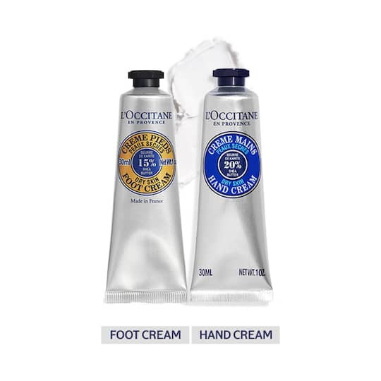 L'occitane Shea Butter Hand and Foot Cream Duo Combo