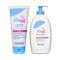 SebaMed Baby Body Lotion for All Skin Types (400 ml) & Baby Powder with Honeysuckle (200 g) Combo