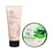 The Face Shop Rice Water Bright Cleansing Foam and Jeju Aloe Gel Combo