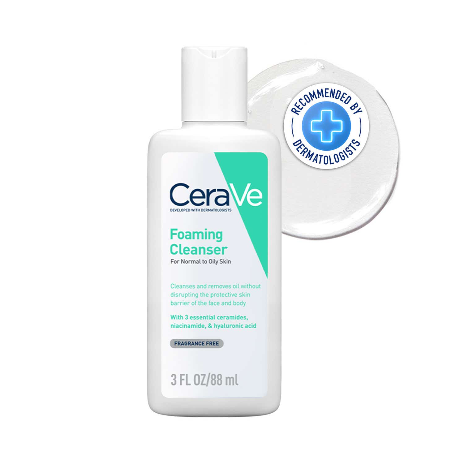 CeraVe | CeraVe Foaming Cleanser Face Wash For Oily Skin (88 ml)