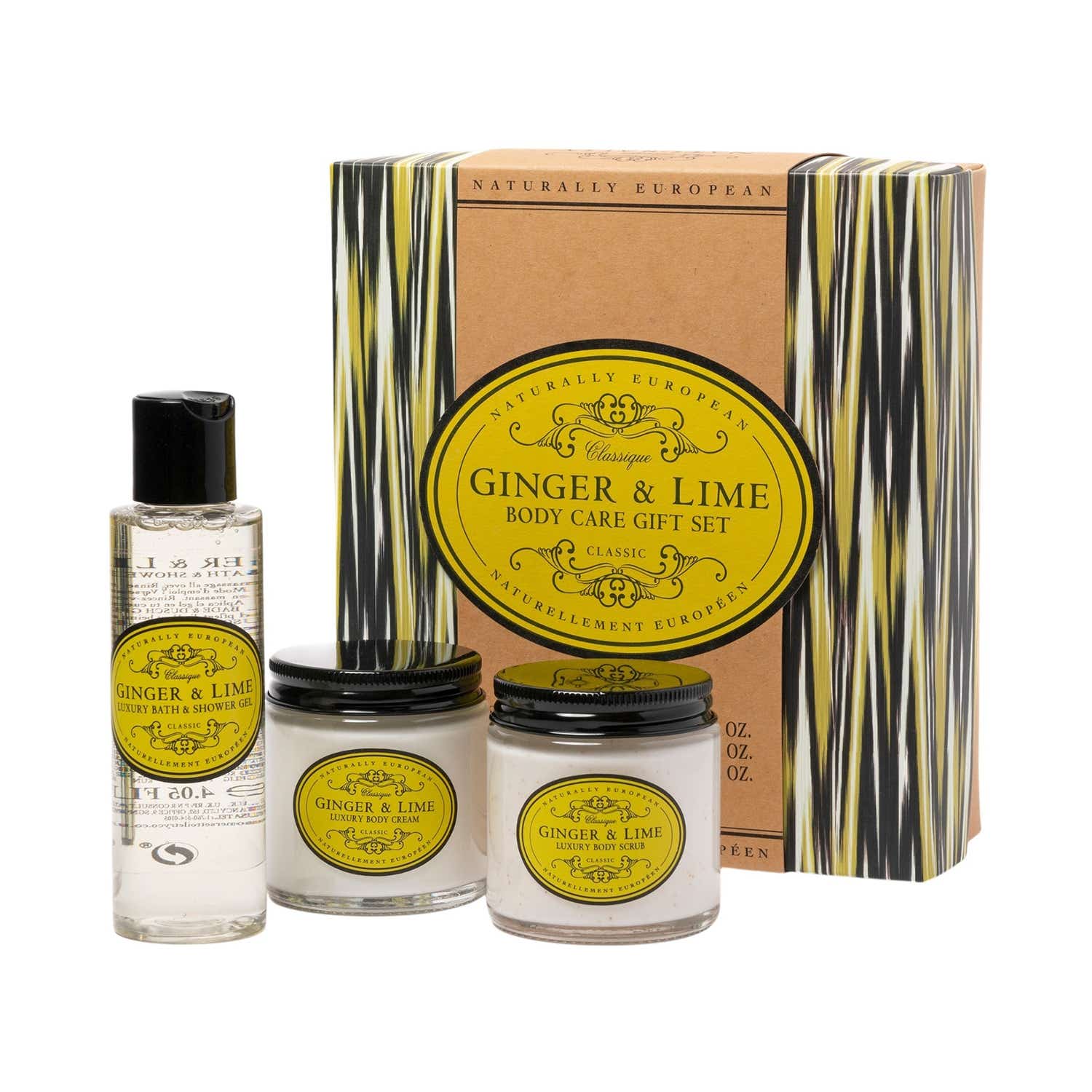 NATURALLY EUROPEAN | NATURALLY EUROPEAN Somerset Ginger and Lime Body Care Set (3 pcs)