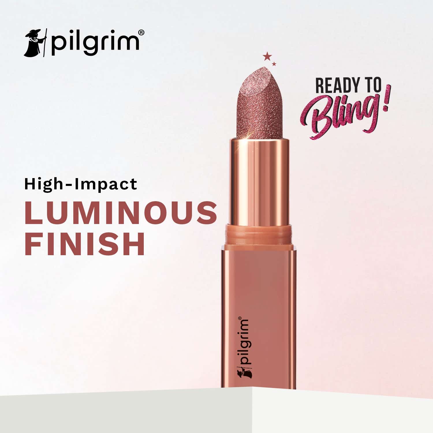 Pilgrim | Pilgrim Glitter Lipstick Luxurious 3D Glitter Formula With Matte Finish - 04  Arabian Nites (4.2 g)