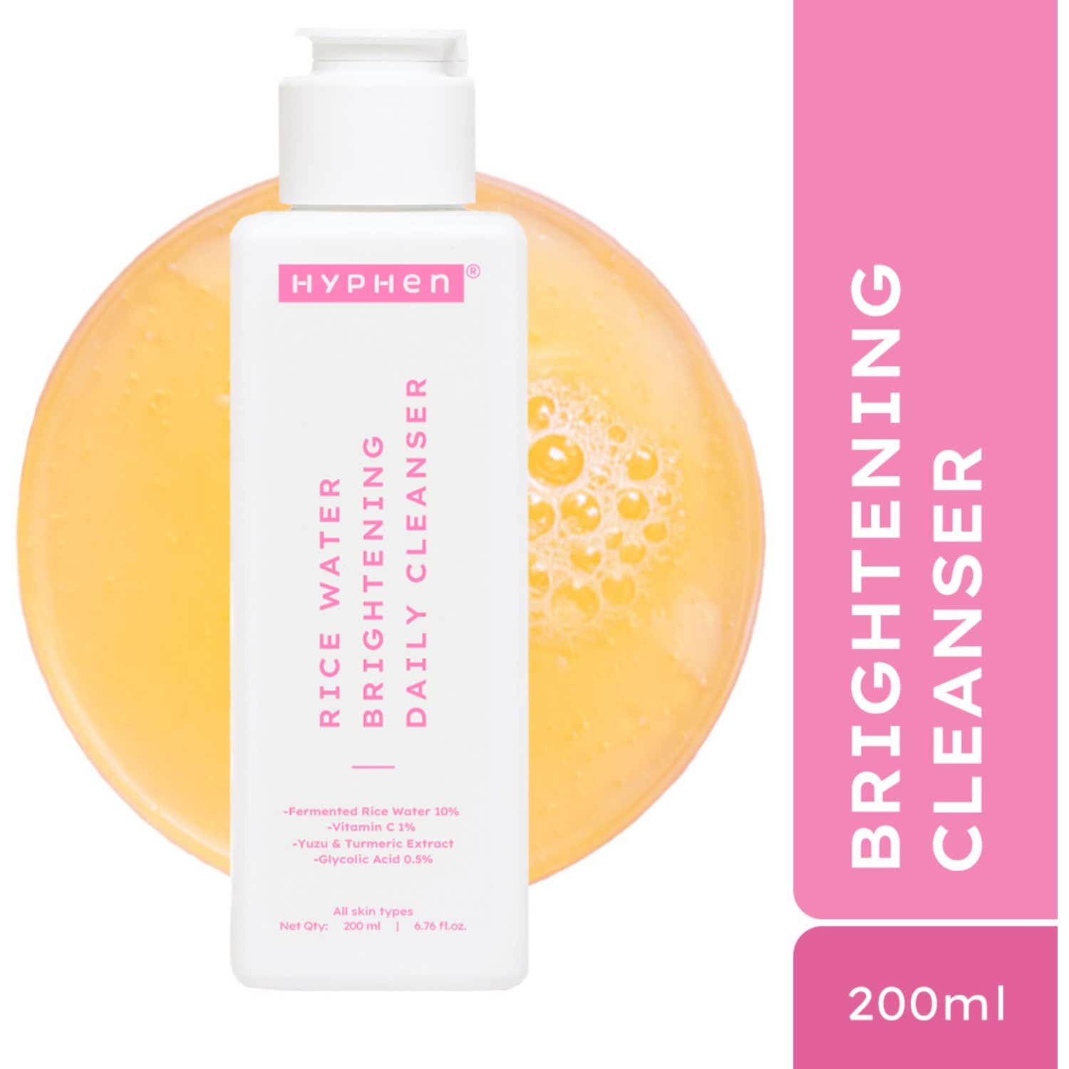 Hyphen | Hyphen 10% Rice Water Brightening Daily Cleanser (200 ml)