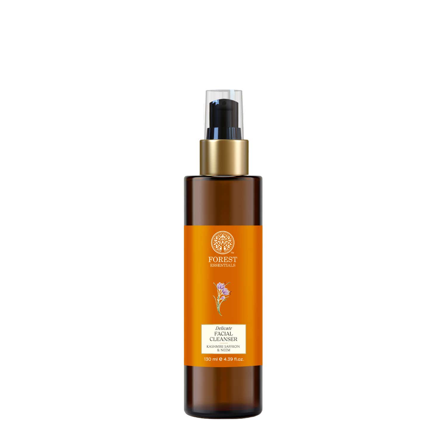Forest Essentials | Forest Essentials Kashmiri Saffron & Neem Delicate Facial Cleanser (130ml)
