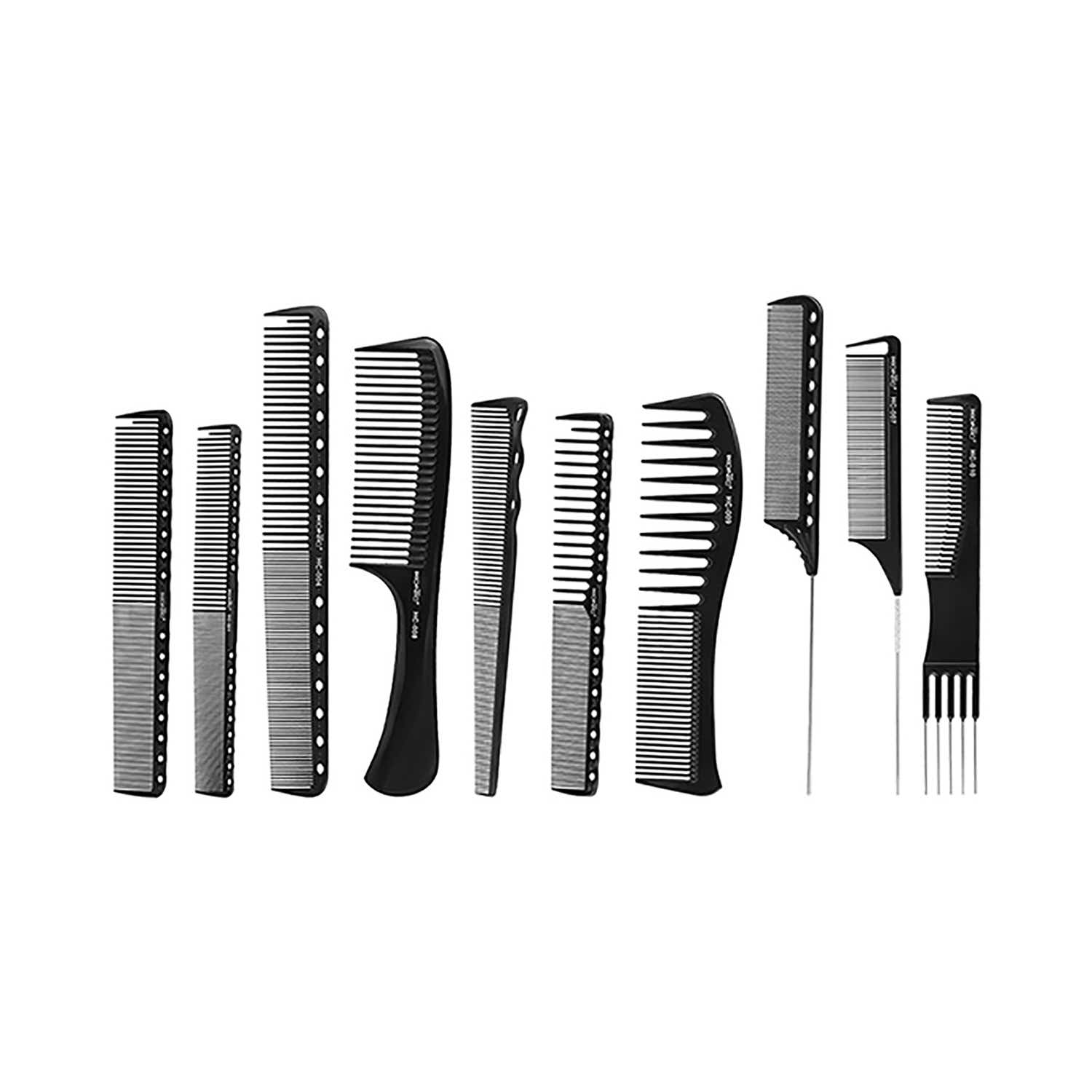 Ikonic Professional | Ikonic Professional Hair Dressing Comb Set (10 pcs)