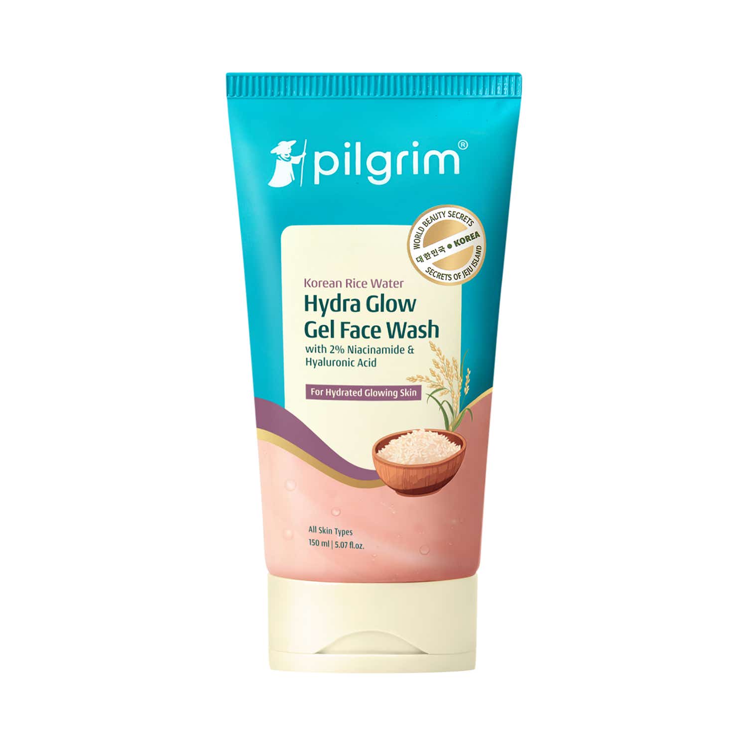 Pilgrim | Pilgrim Korean Rice Water Hydra Glow Gel Face Wash (150 ml)