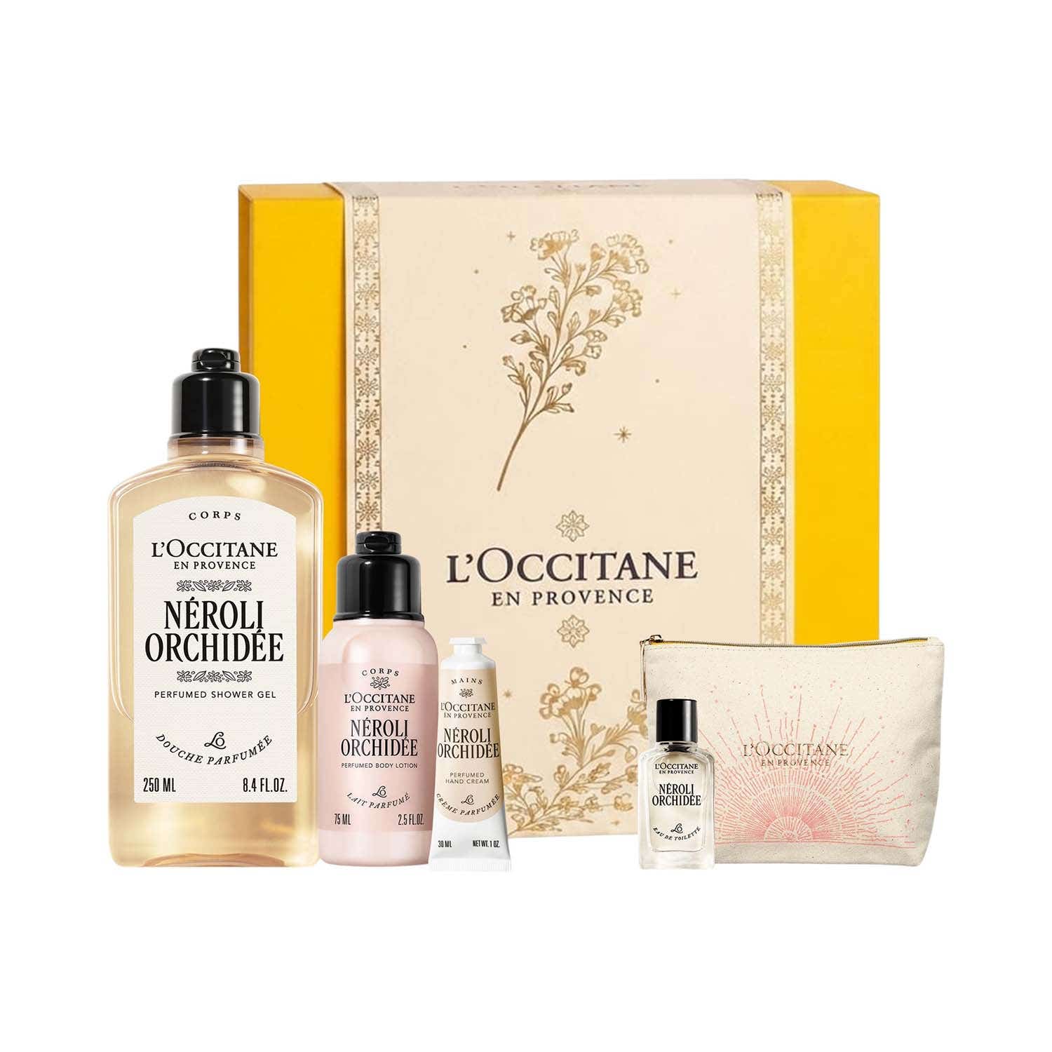 L'occitane | L'Occitane Neroli & Orchidee Luxe Bath & Body Gift Set (5 pcs)