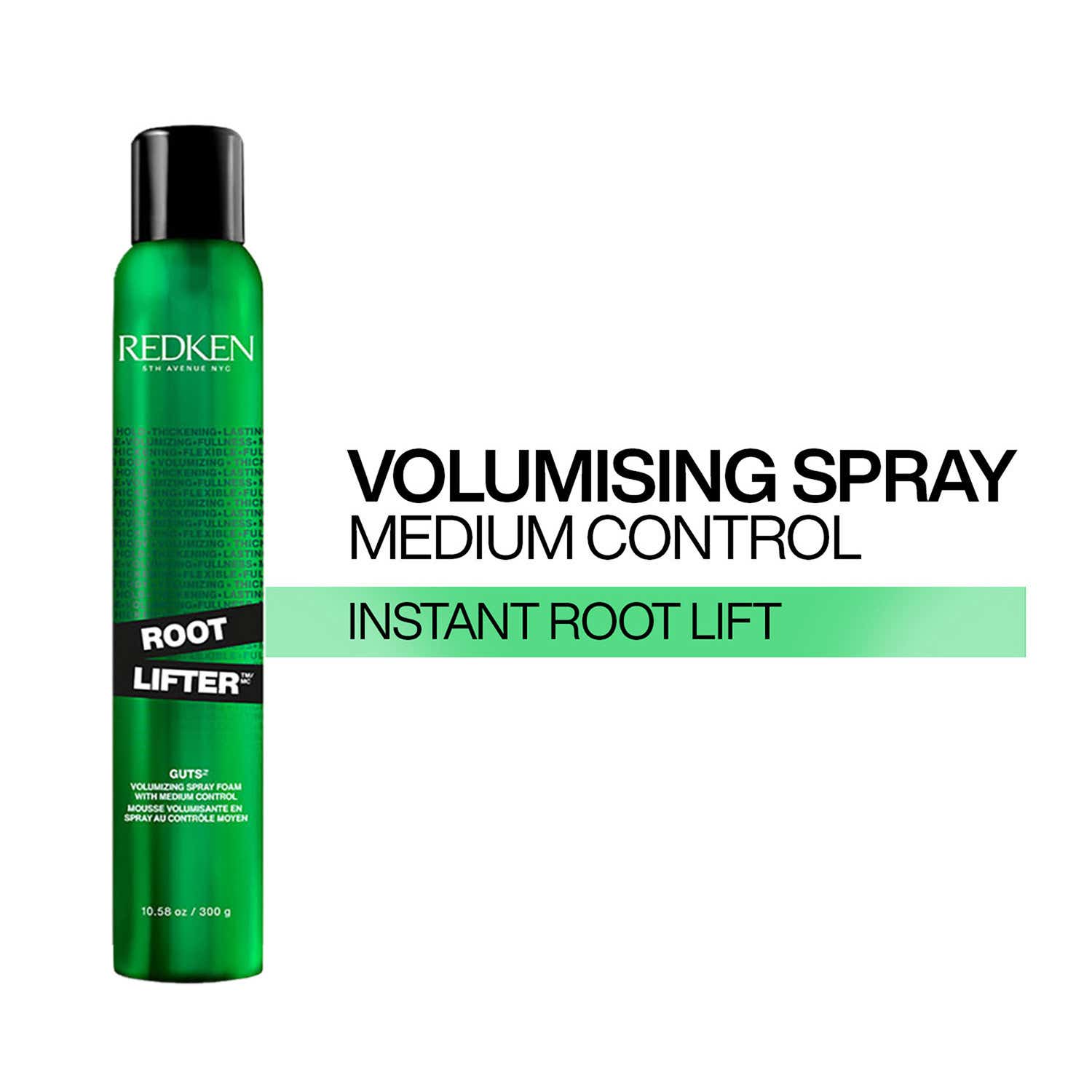 REDKEN | REDKEN Root Lifter Volumizing Spray Foam,Adds Volume & Controls Frizz For All Hair Types (300 ml)