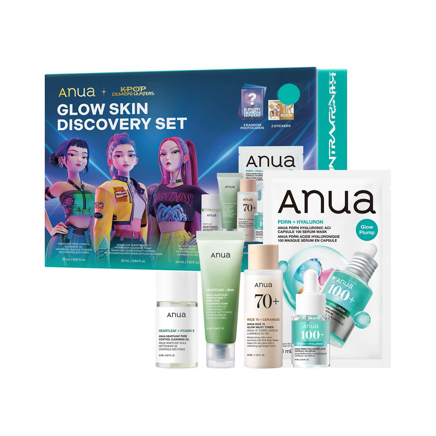 Anua | Anua Glow Skin Discovery Set K-Pop Demon Hunters Special Edition (7 pcs)
