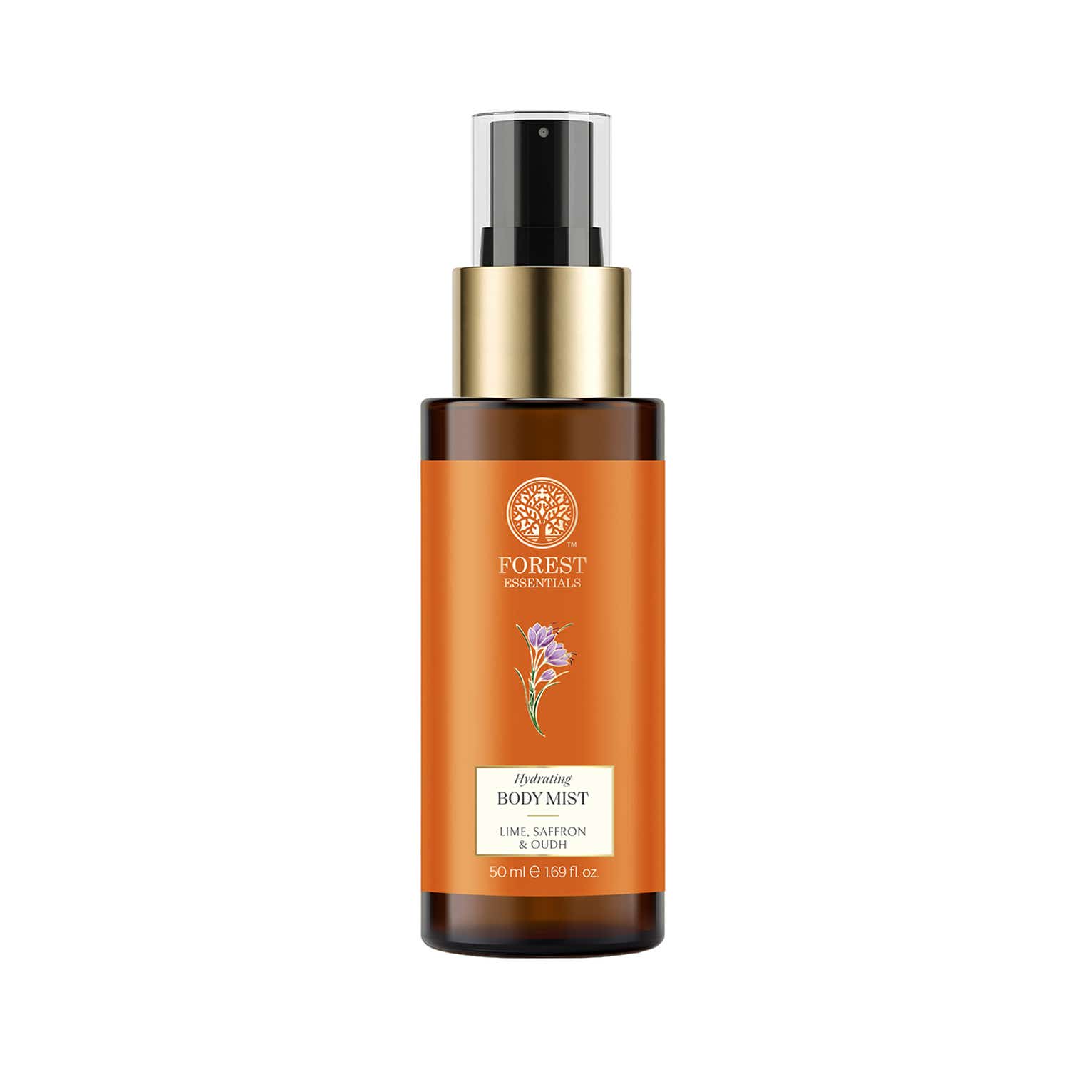 Forest Essentials | Forest Essentials Lime Saffron & Oudh Body Mist (50 ml)
