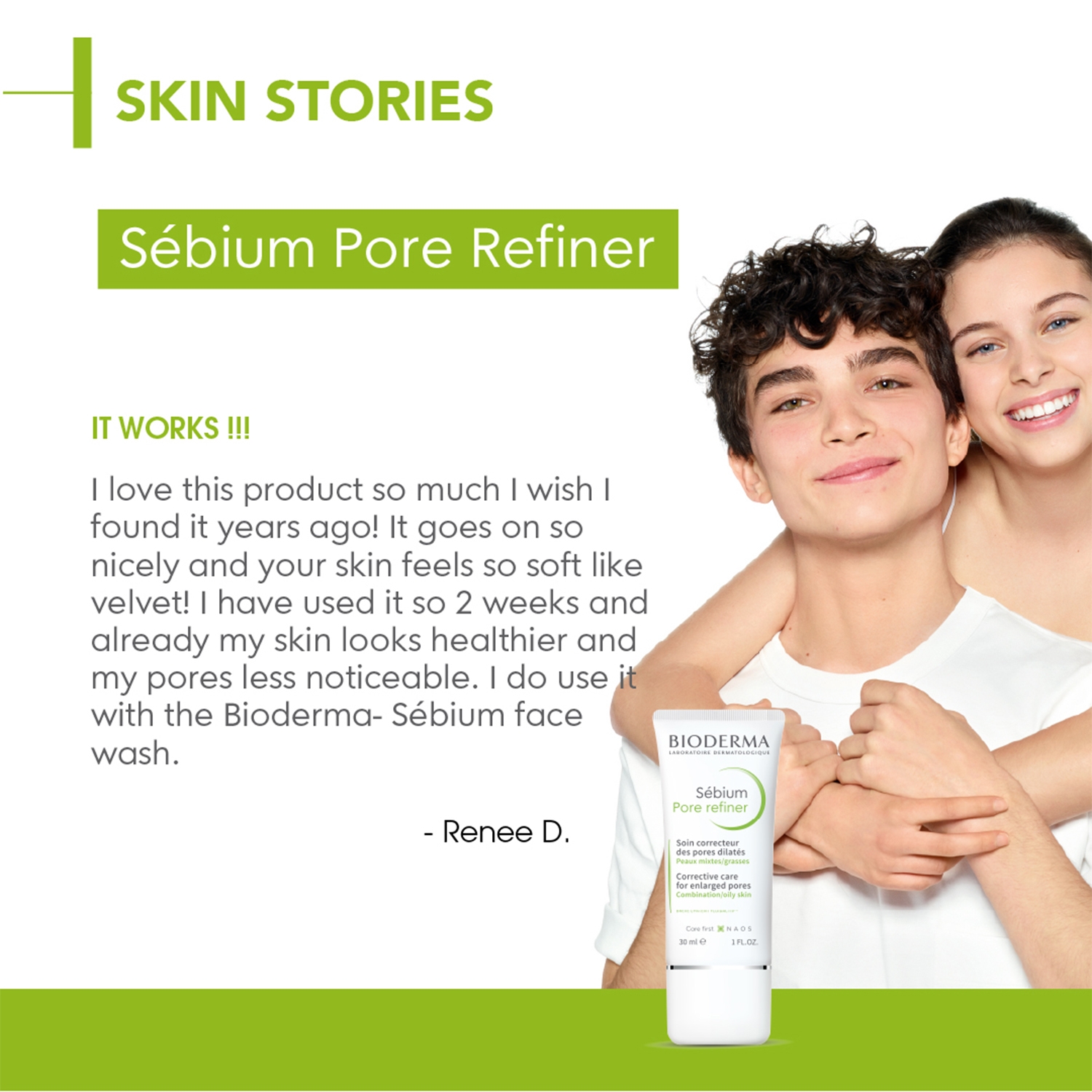 Bioderma Sebium Pore Refiner Corrective Care Cream (30ml)