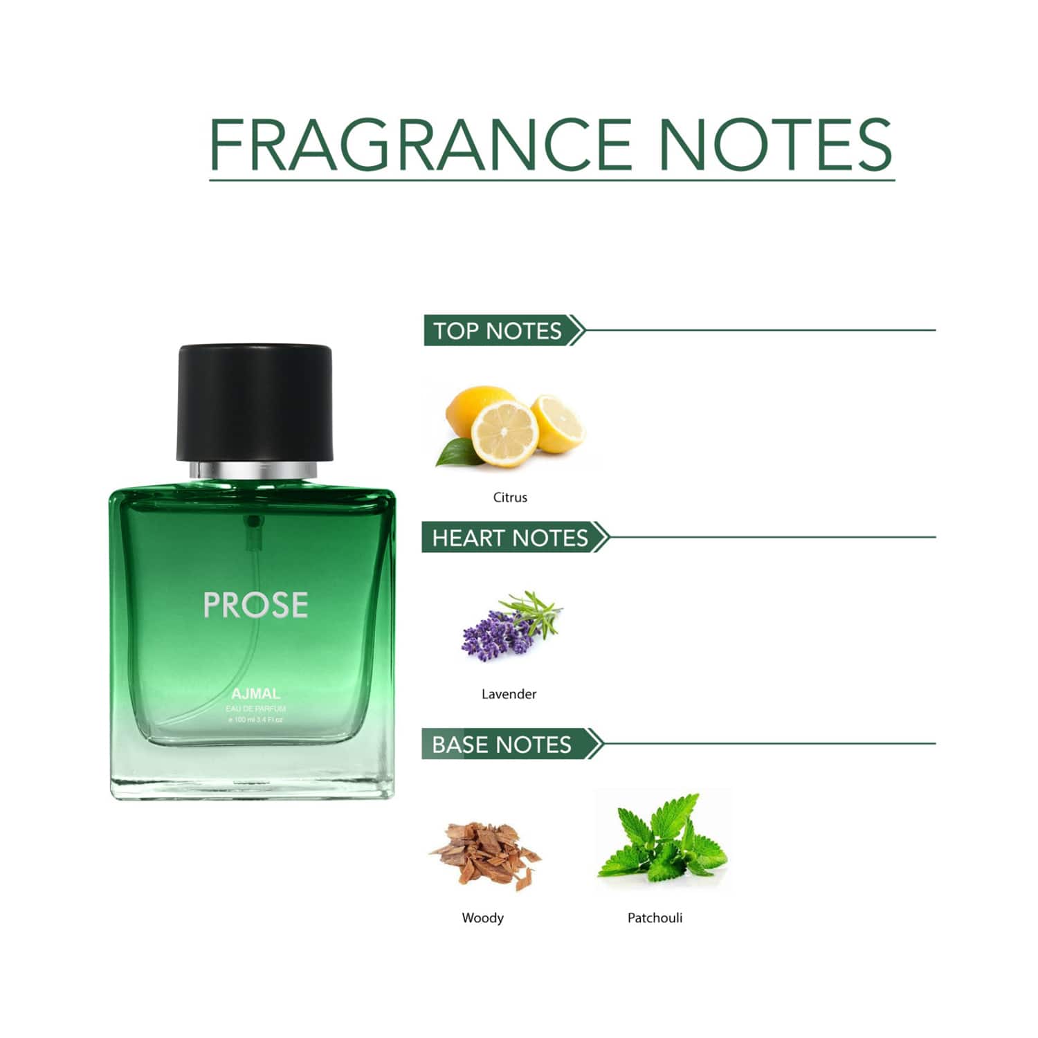 Ajmal Yearn With Aretha Prose Eau De Parfum Combo Pack 3 Pcs