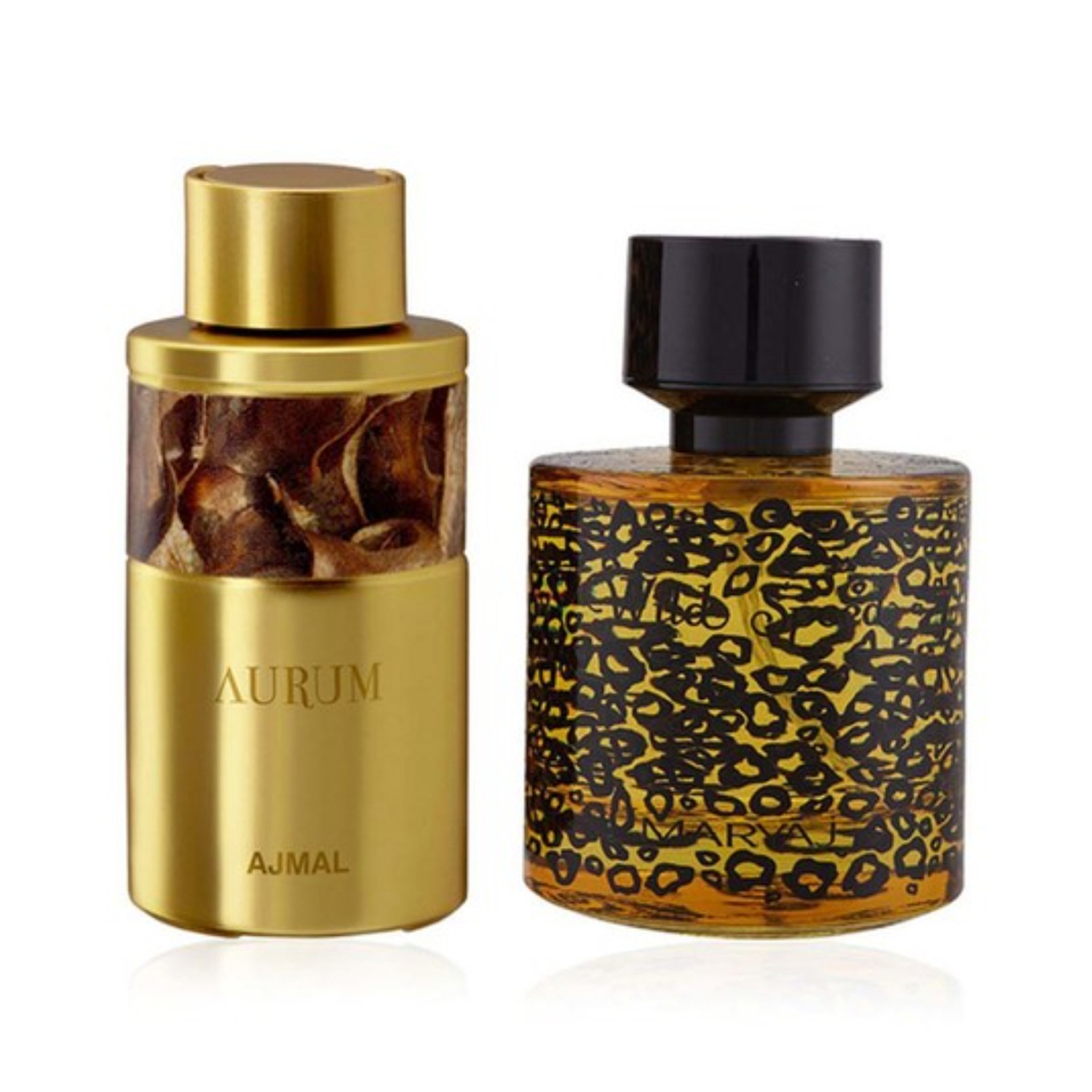 Ajmal | Ajmal Aurum Fruity Floral And Maryaj Wild Stripes Eau De Parfum Aromatic Oriental Perfume - (2Pcs)