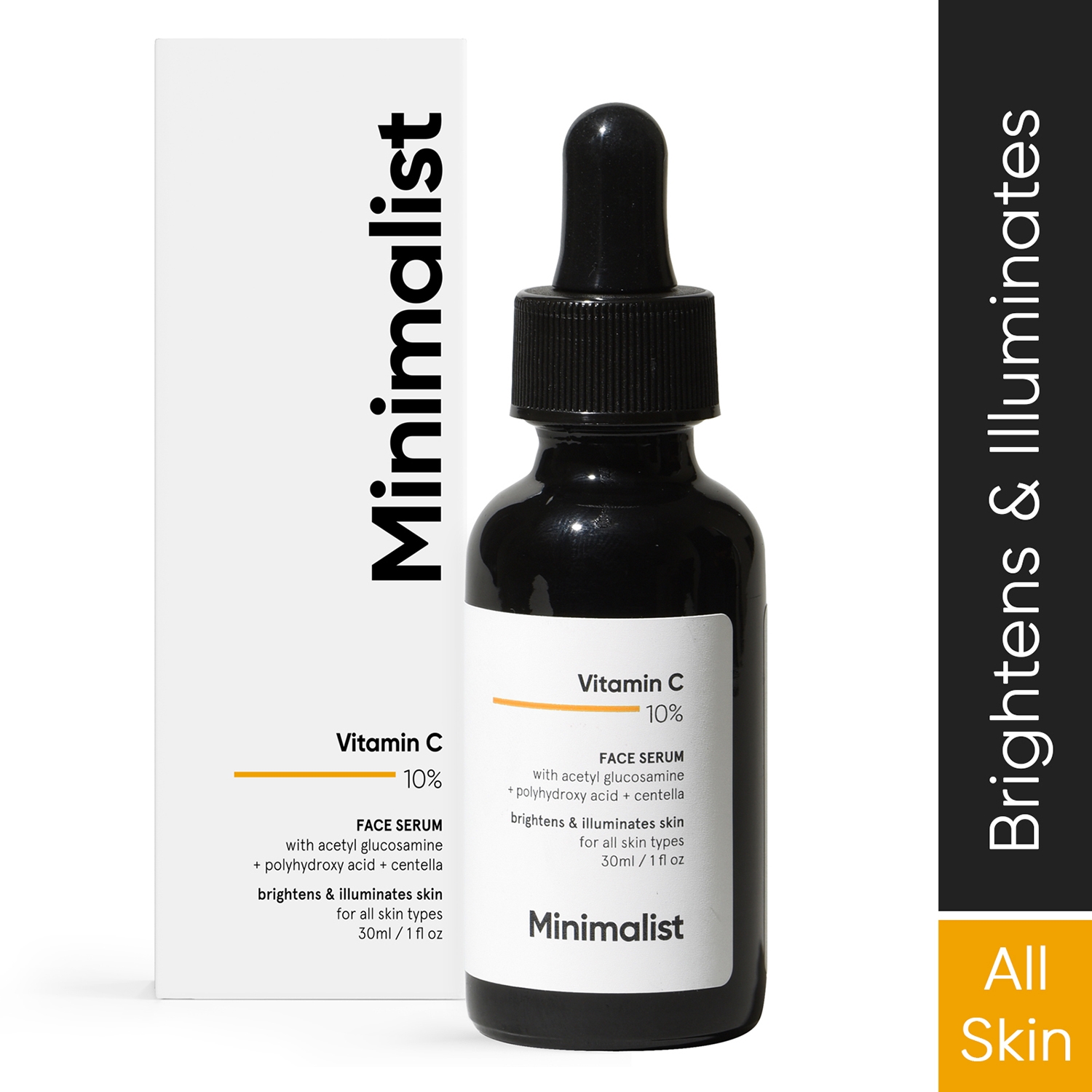 Minimalist | Minimalist 10% Vitamin C Face Serum Brightens & Illuminates Skin For All Skin Type (30ml)
