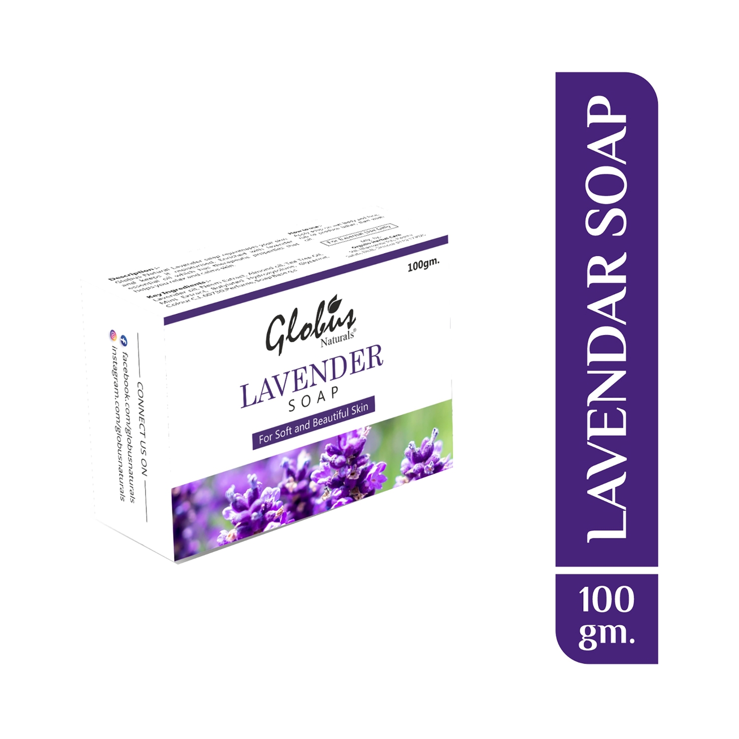 Globus Naturals | Globus Naturals Lavender Soap (100g)