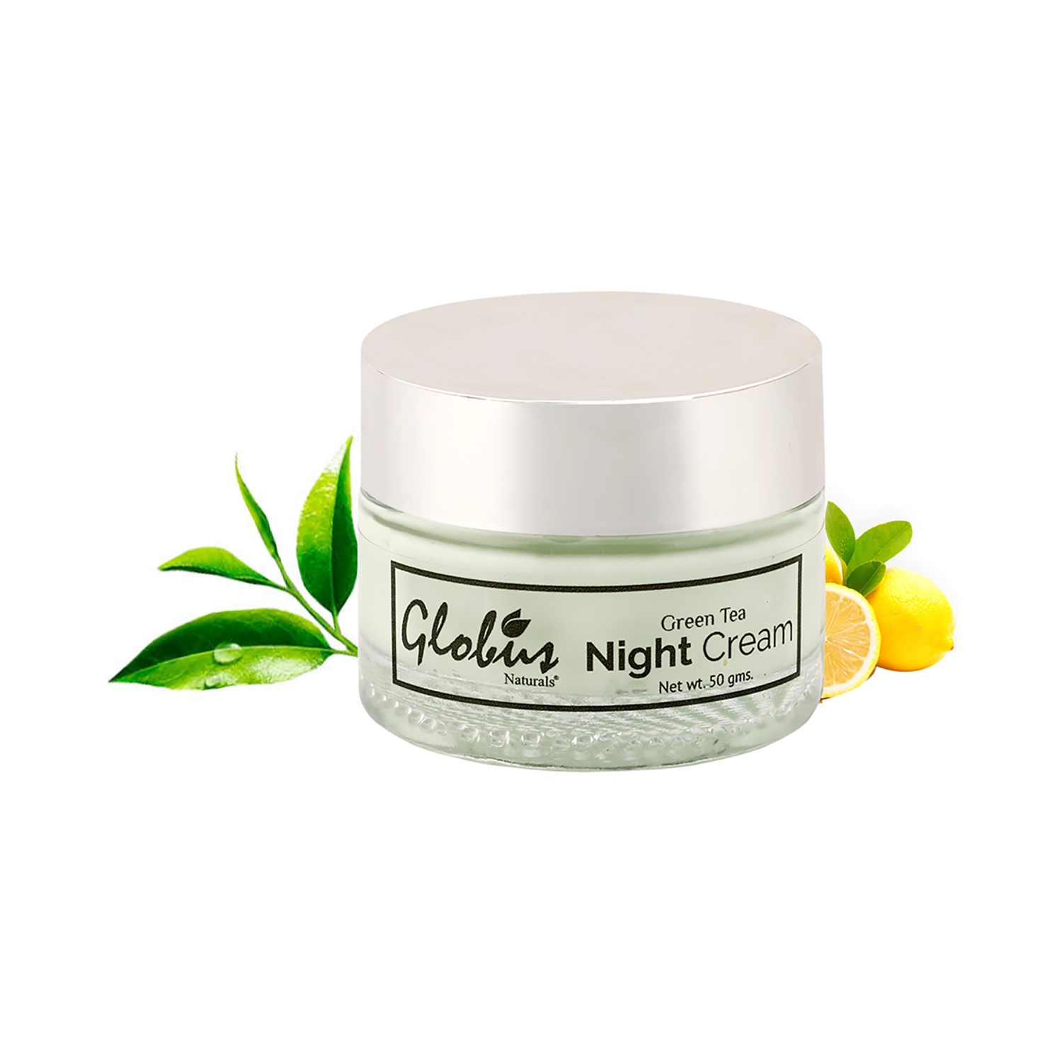 Globus Naturals | Globus Naturals Green Tea Moisturizing & Soothing Night Cream With Goodness Of Lemongrass (50g)