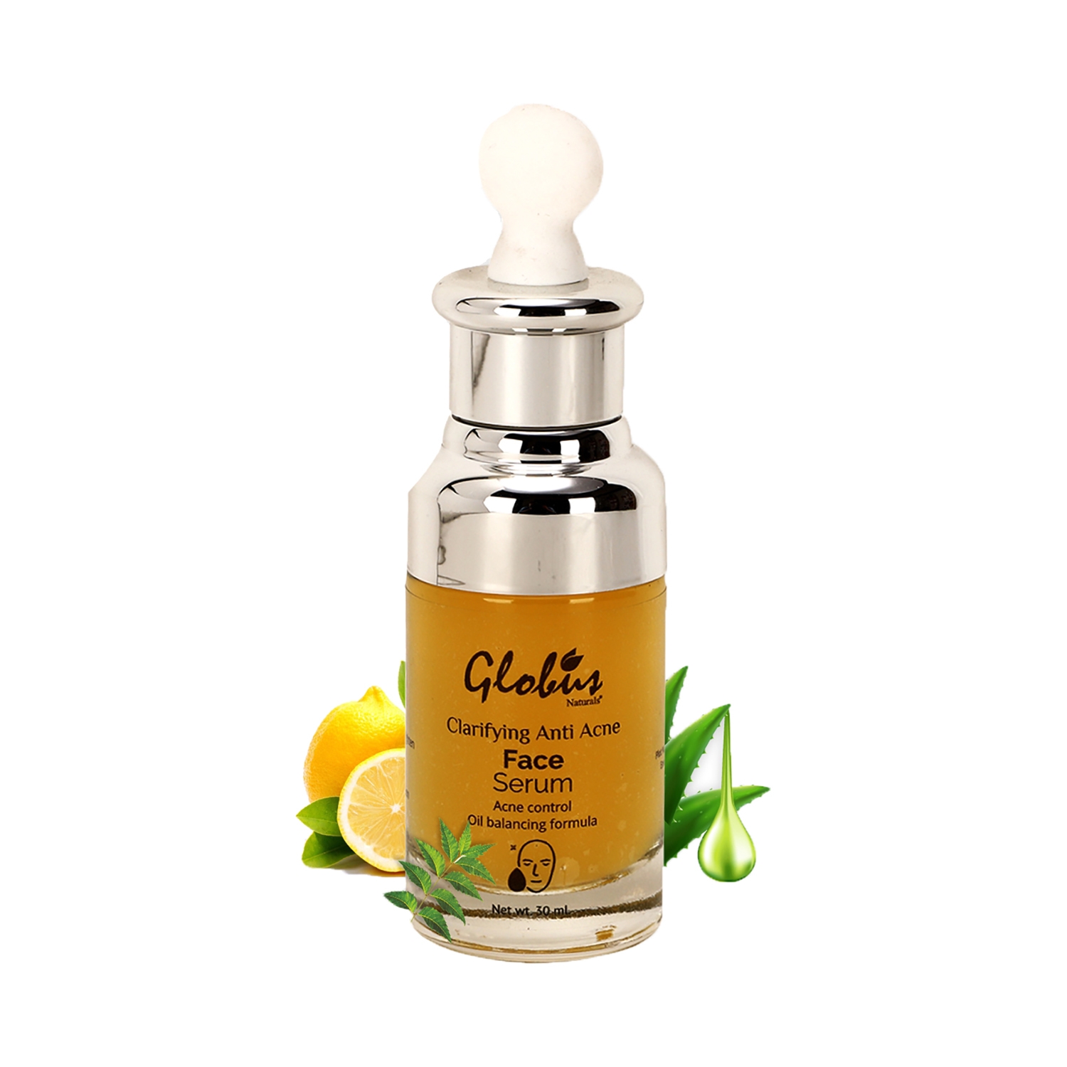 Globus Naturals | Globus Naturals Clarifying Anti Acne Face Serum (30ml)