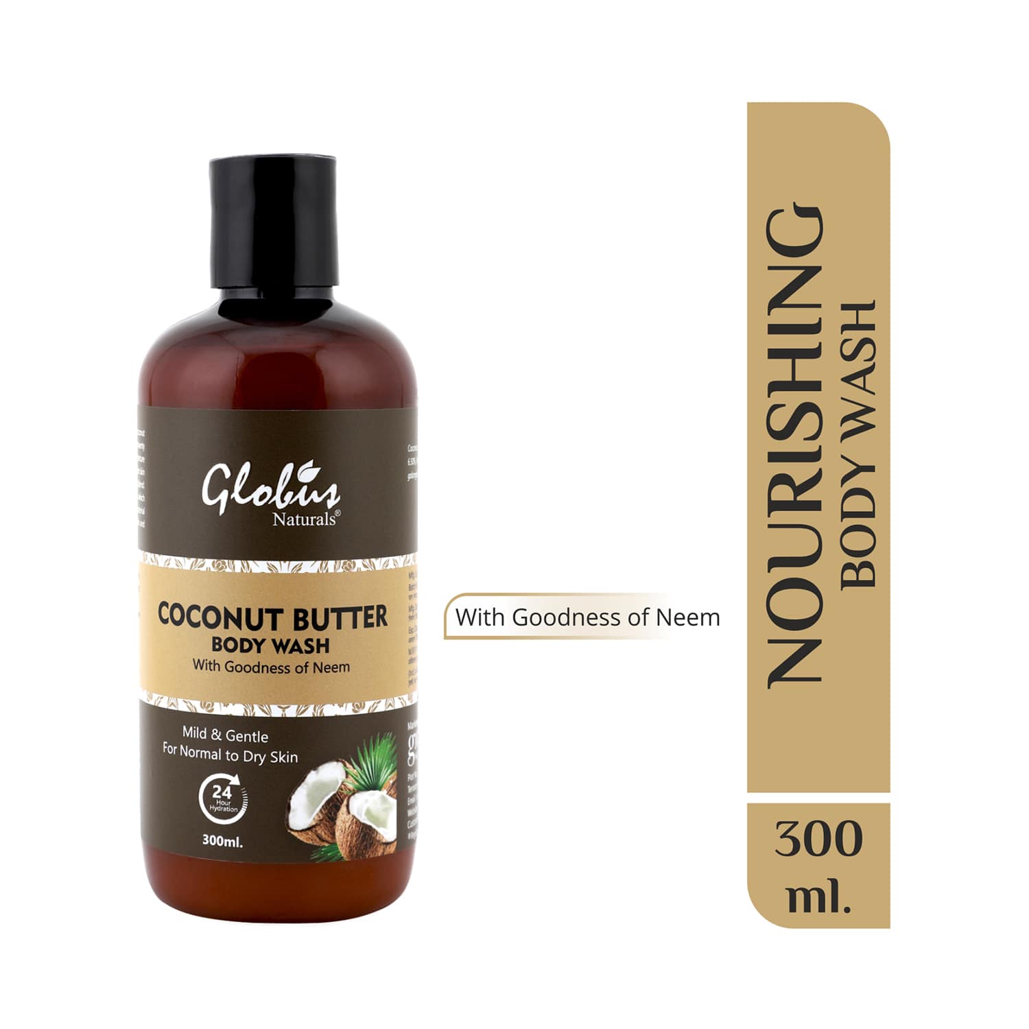 Globus Naturals | Globus Naturals Nourishing Coconut Butter Body Wash (300ml)