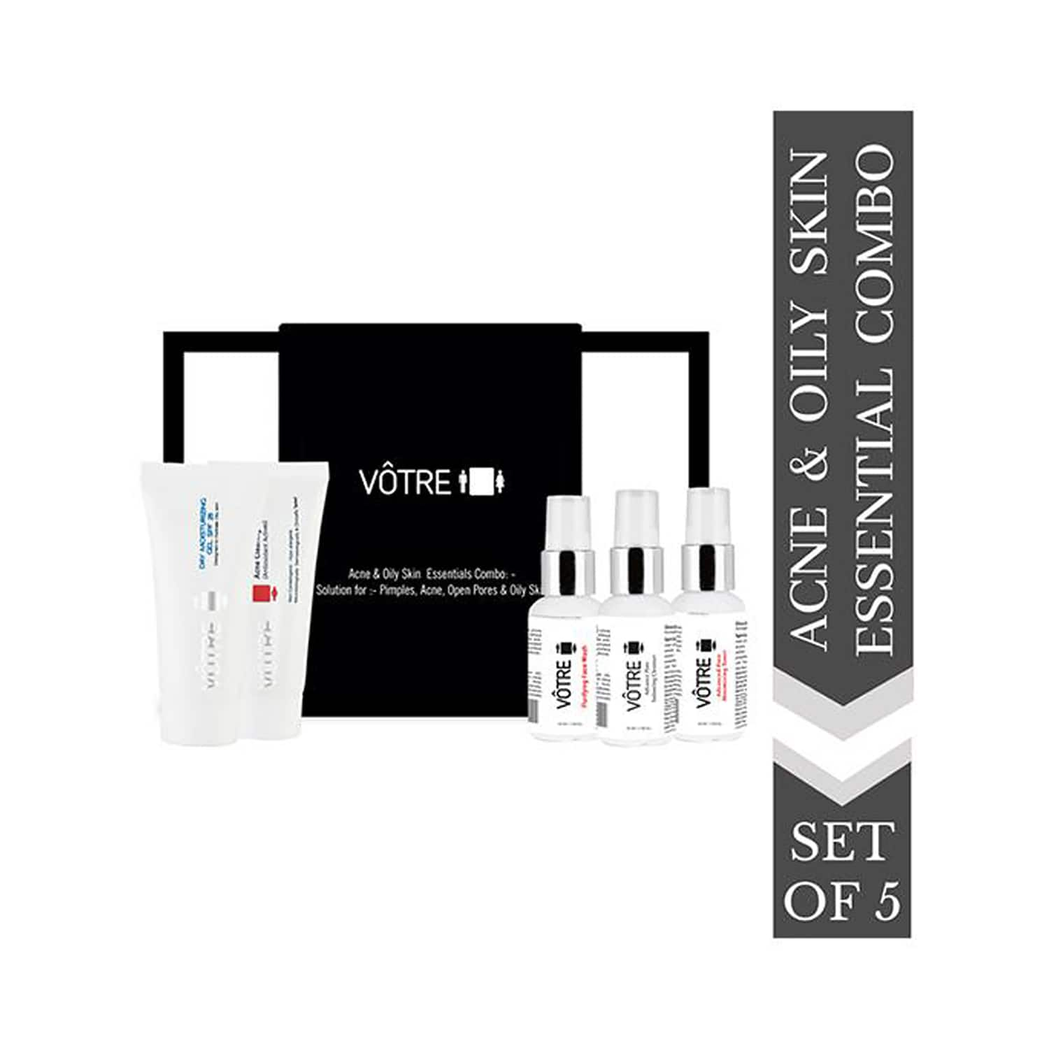 VOTRE | VOTRE Acne & Oily Skin Essential Combo (5 Pcs)