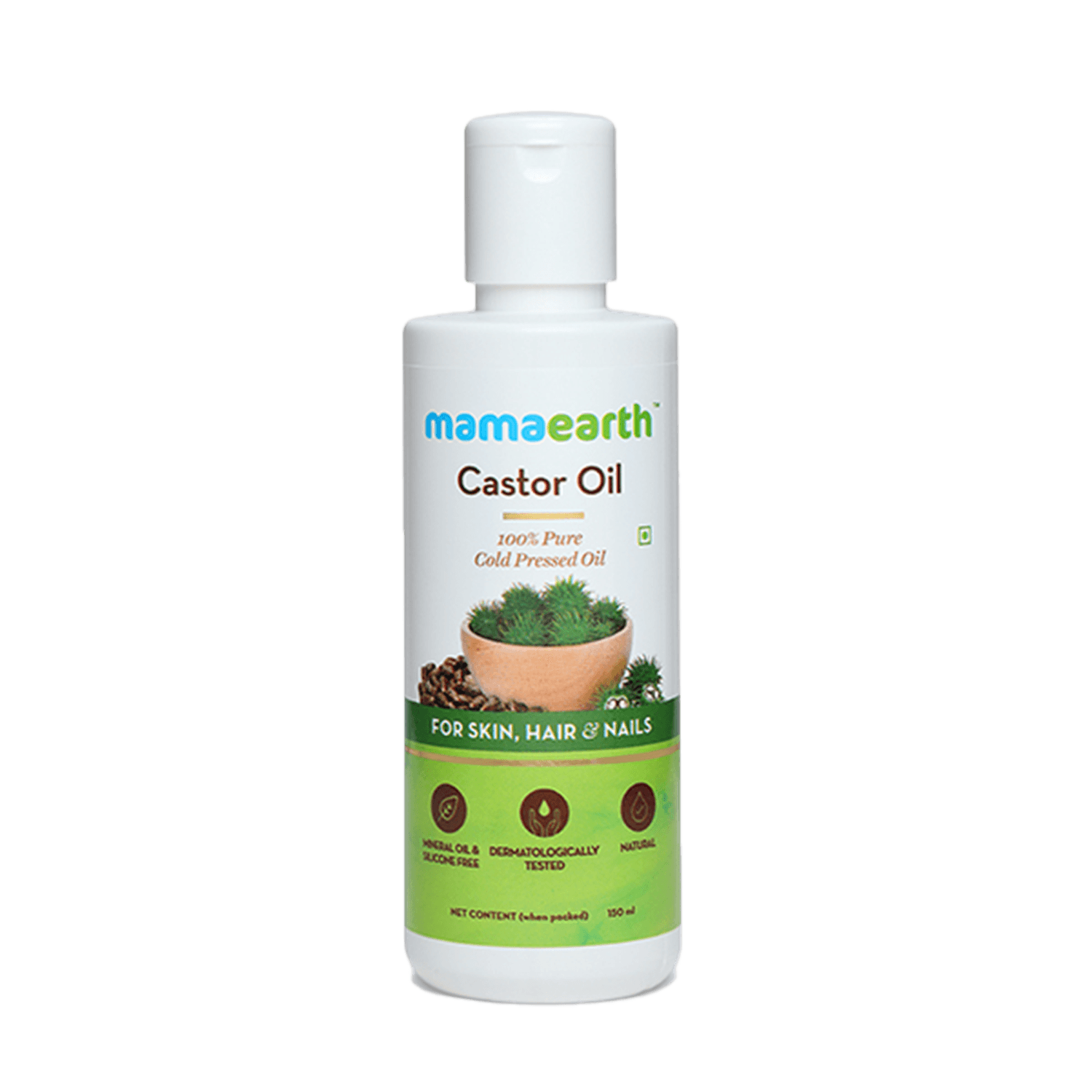 Mamaearth Castor Oil (150ml)