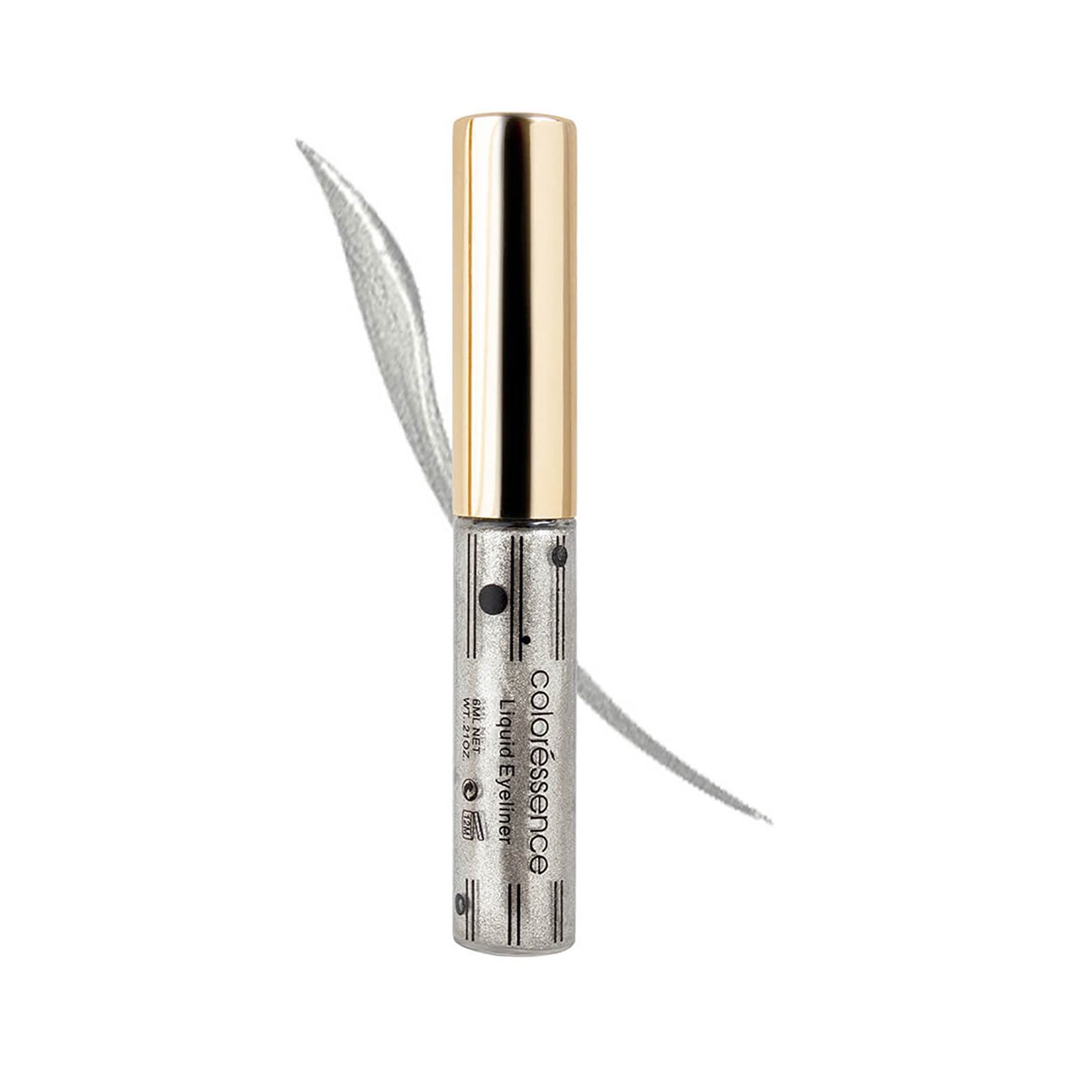 Coloressence Shimmer Gel Eyeliner - Silver (6ml)