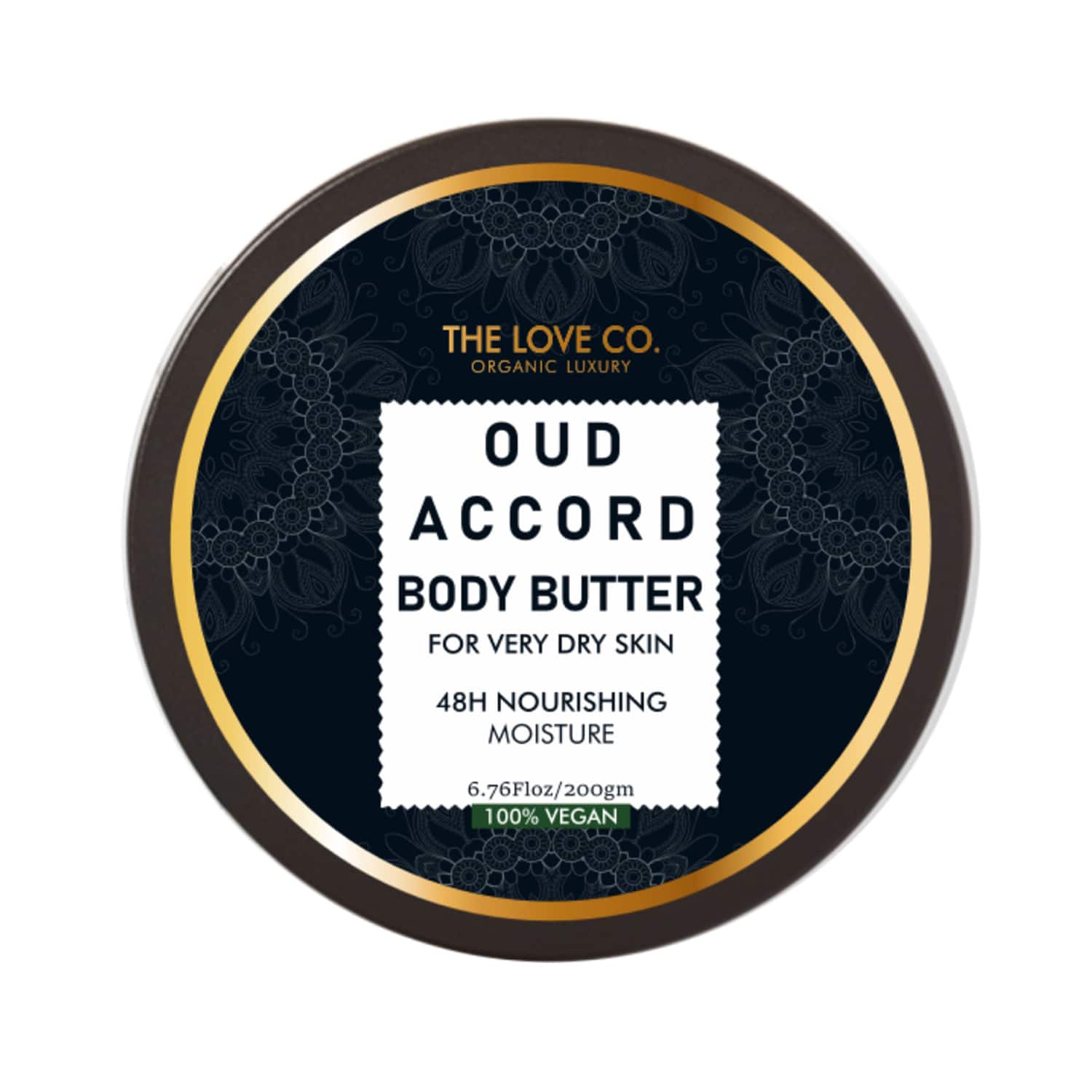 THE LOVE CO. | THE LOVE CO. Luxury Oud Accord Body Butter Deep Moisturization With Pure Shea Butter (200g)