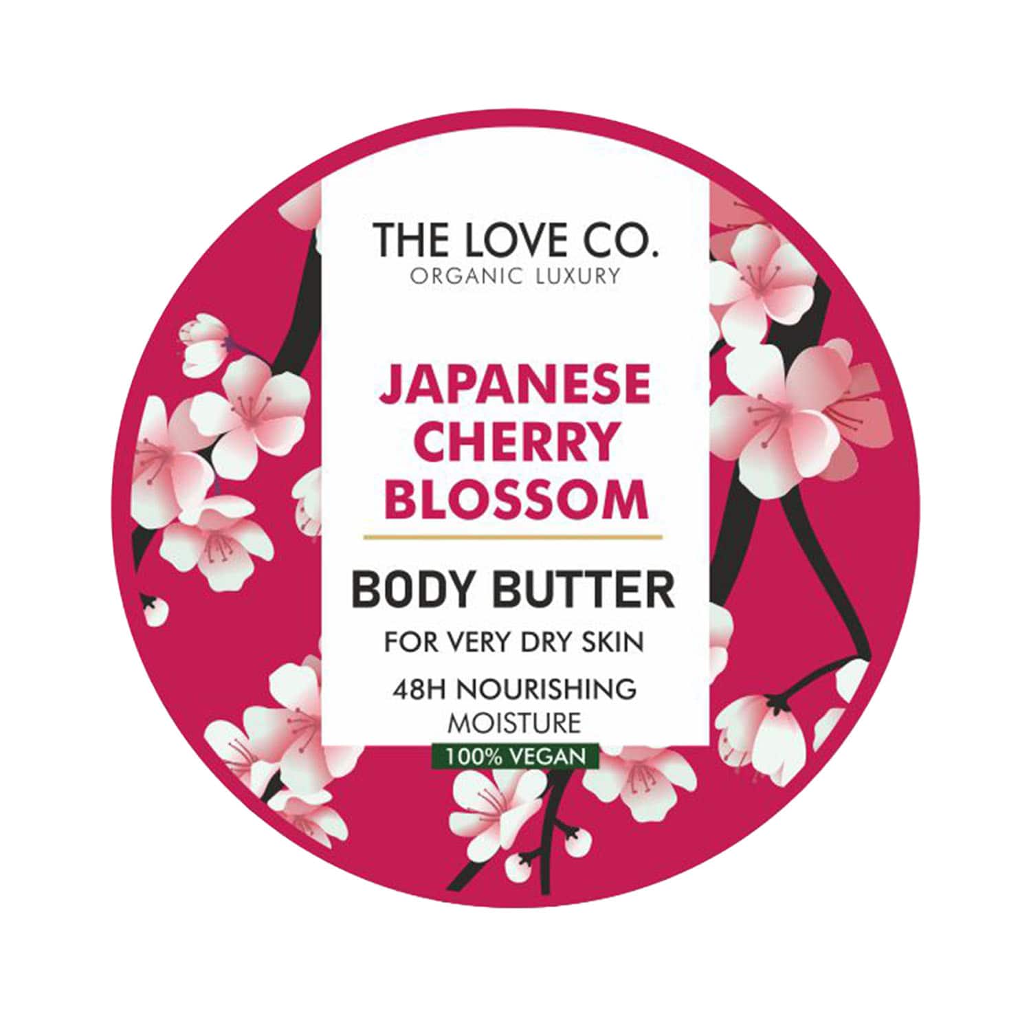THE LOVE CO. | THE LOVE CO. Japanese Cherry Blossom Body Butter Deep Moisturization With Pure Shea Butter (200g)
