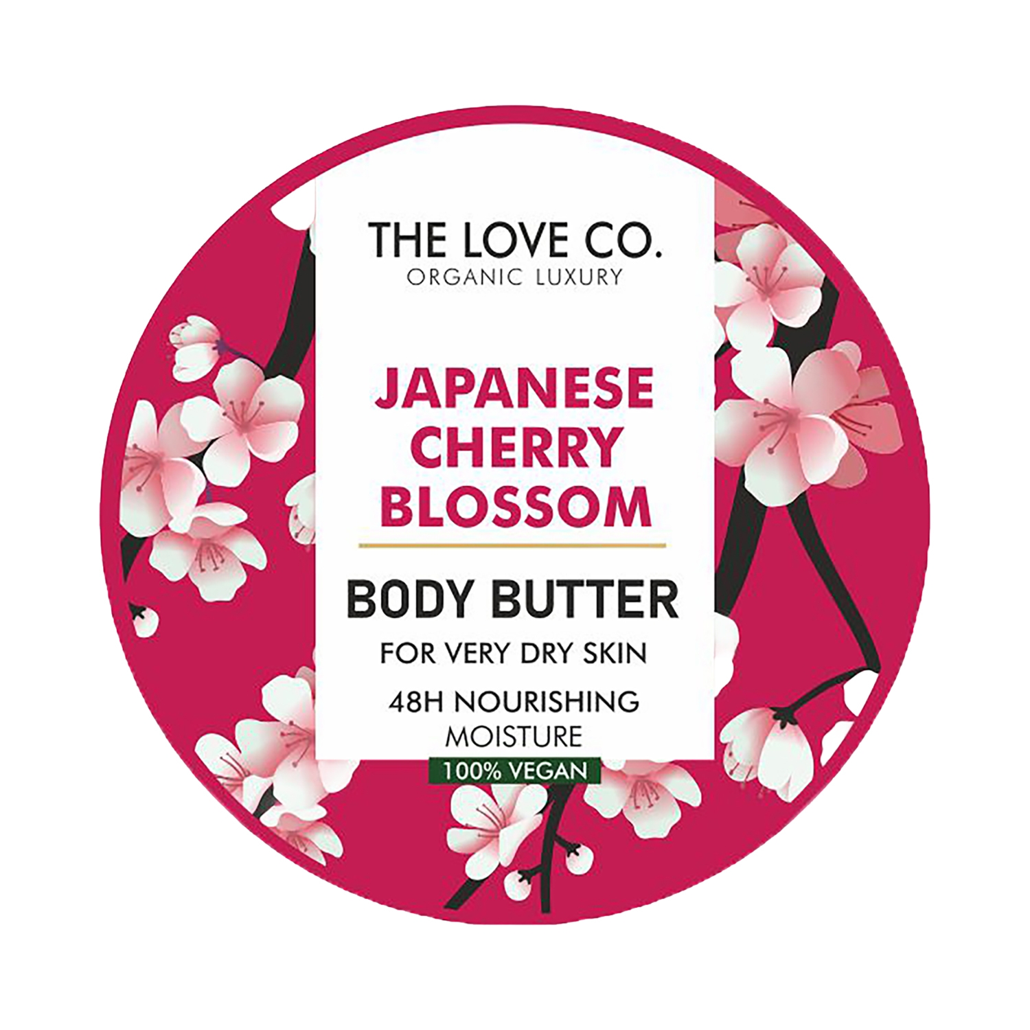 THE LOVE CO. | THE LOVE CO. Japanese Cherry Blossom Body Butter Deep Moisturization With Pure Shea Butter (200g)