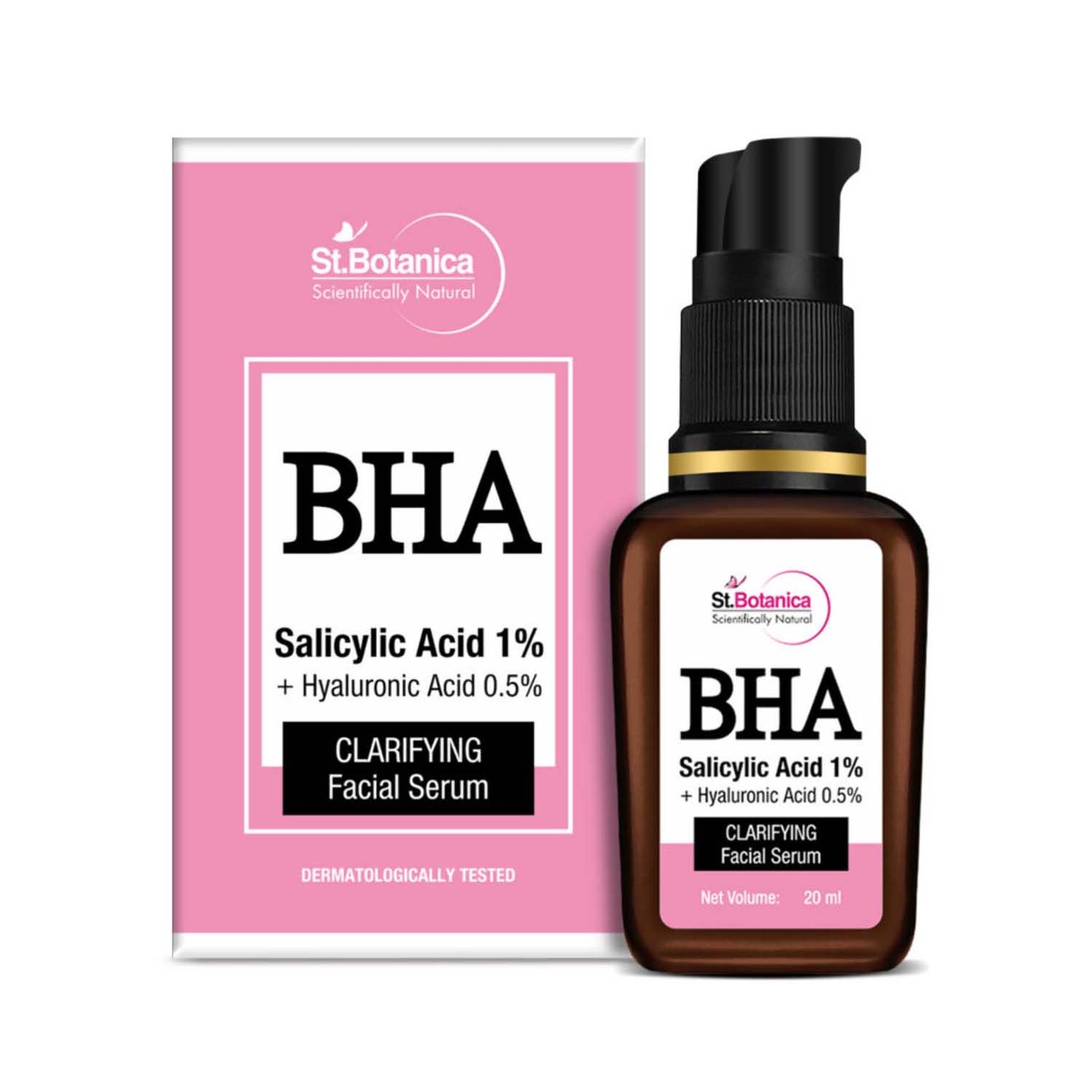 St.Botanica | St.Botanica Salicylic Acid 1% + Hyaluronic Acid 0.5% Skin Clarifying Face Serum (20ml)