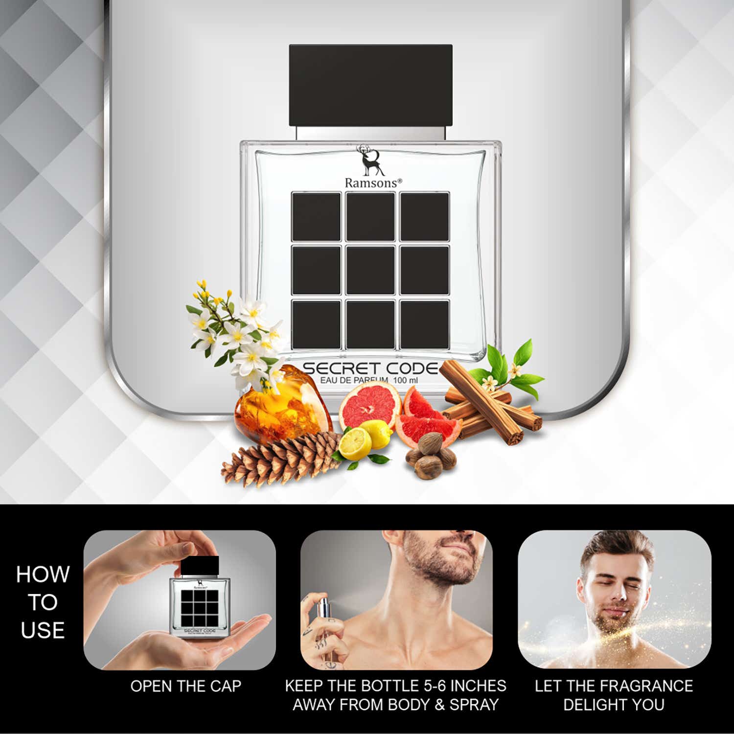 Buy Ramsons Secret Code Eau De Parfum (100ml) Online at Best