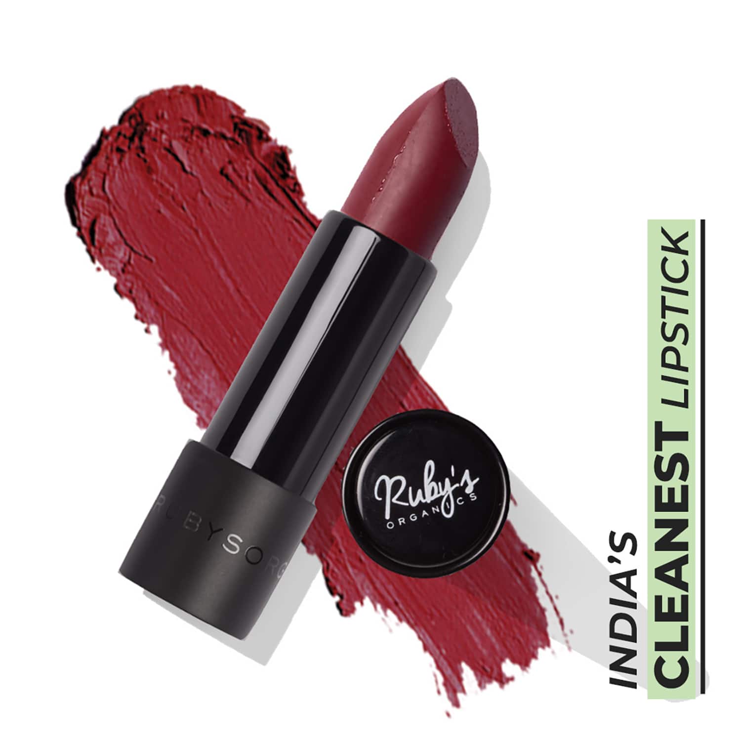 Ruby's Organics | Ruby's Organics Lipstick - Burgundy (3.7g)