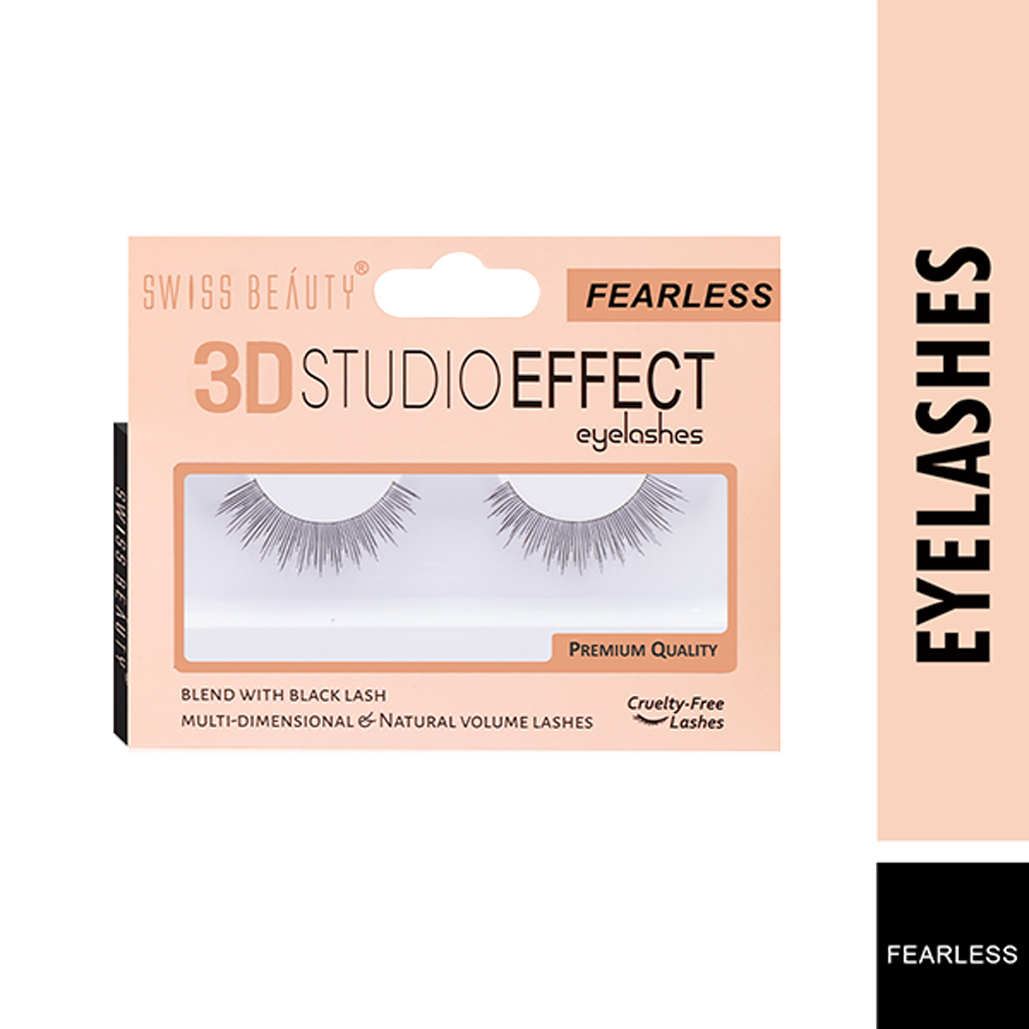 Swiss Beauty | Swiss Beauty 3D Studio Effect Eyelashes - Fearless (1 Pair)