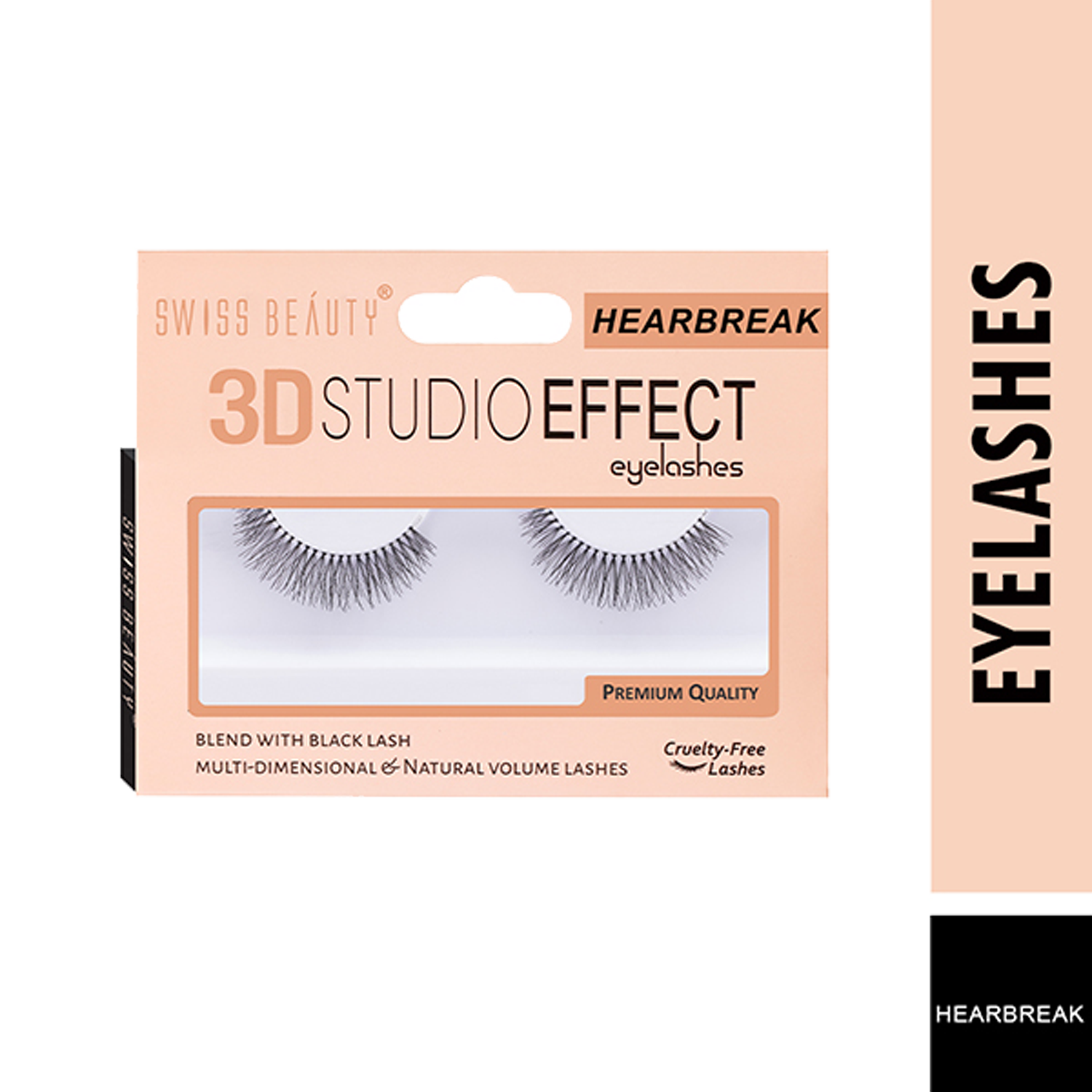 Swiss Beauty | Swiss Beauty 3D Studio Effect Eyelashes - Heart Break (1 Pair)