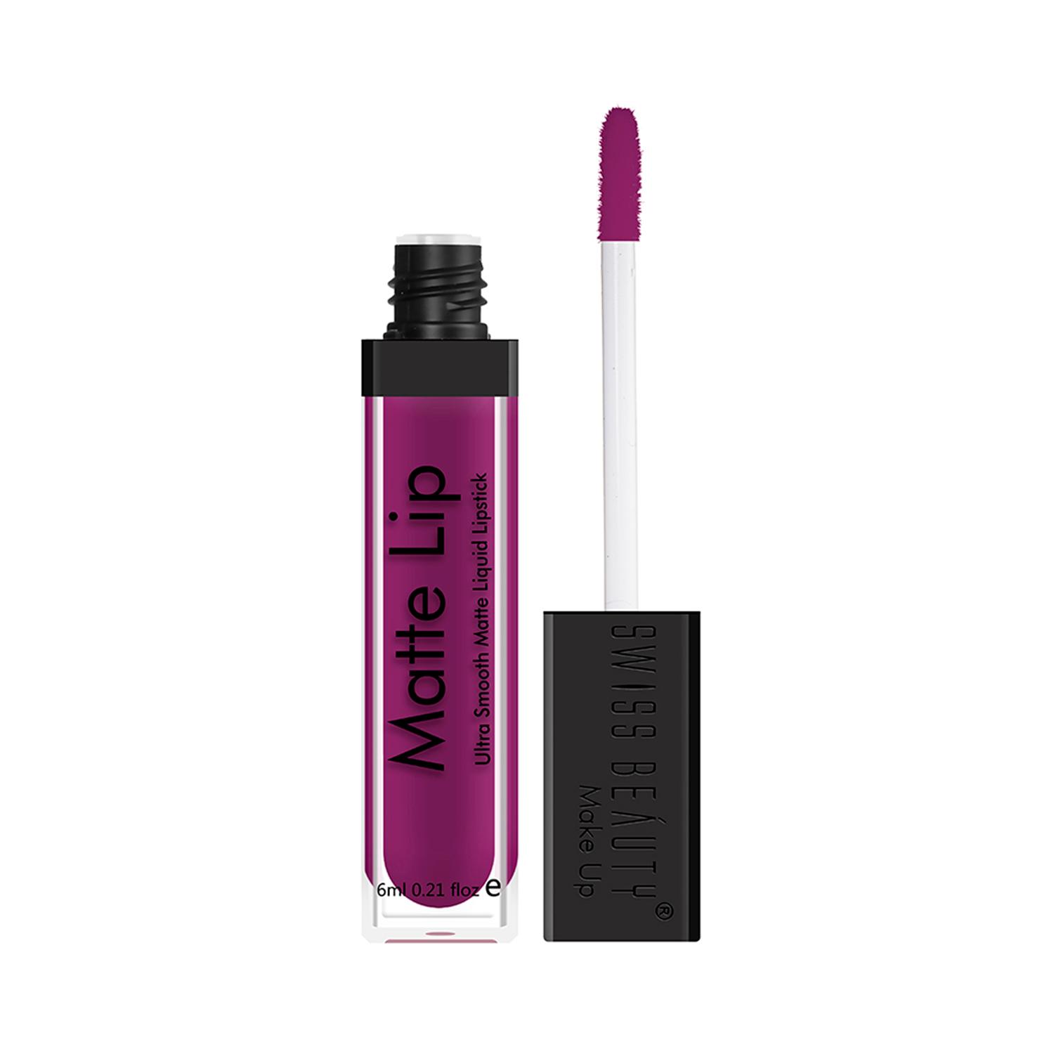 Swiss Beauty | Swiss Beauty Ultra Smooth Matte Liquid Lipstick - 30 Fuschia Pink (6ml)