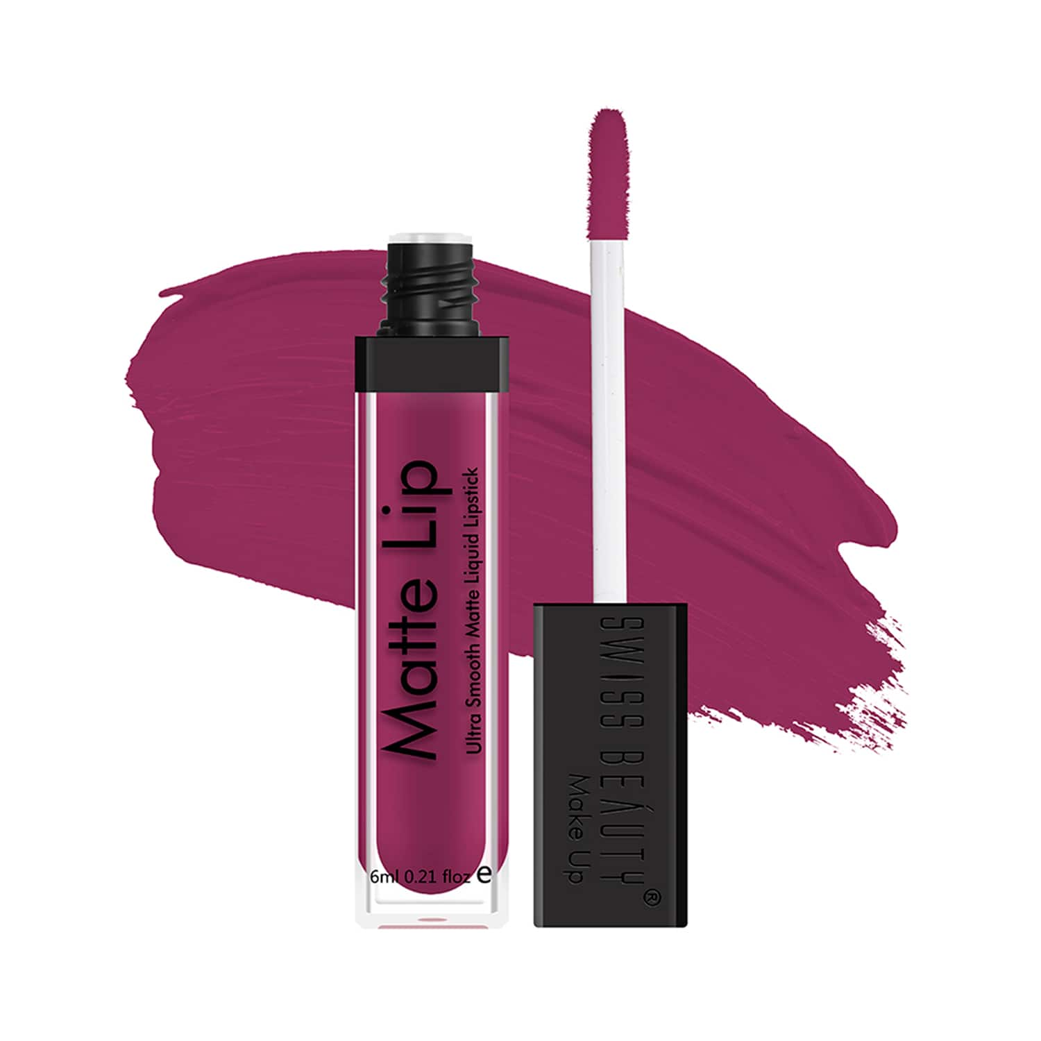 Swiss Beauty | Swiss Beauty Ultra Smooth Matte Liquid Lipstick - 32 Big Berry (6ml)